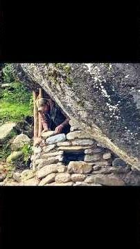 Hidden Cave Shelter You’d Never Leave! #BushcraftShelter #survival
