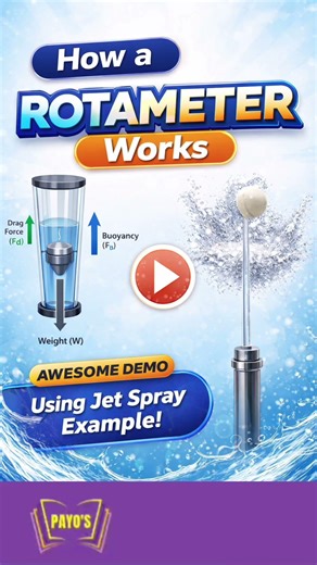 Flow Measurement | Differential Area Flow Meter | Rotameter | Flow meter | Payos Academy | #viral