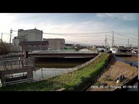 石川県金沢市新大徳川上流方面ライブカメラ Ishikawa Kanazawa Live camera.world.cam
