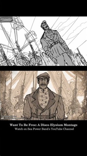 Want To Be Free: A Disco Elysium Montage (Storyboard vs Final)