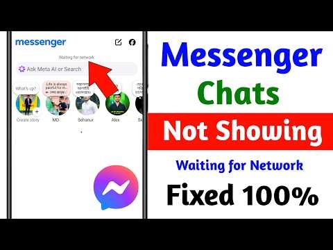 Fix Messenger Chats Not Showing Problem 2026 || Messenger Waiting for Network Problem Solved