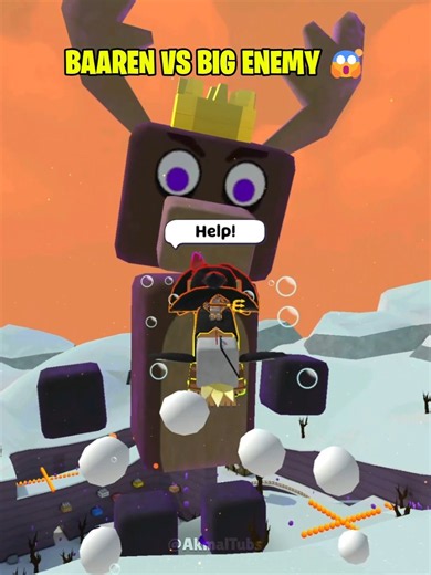 BAAREN VS BIG ENEMY 😱 Super Bear Adventure #superbearadventure