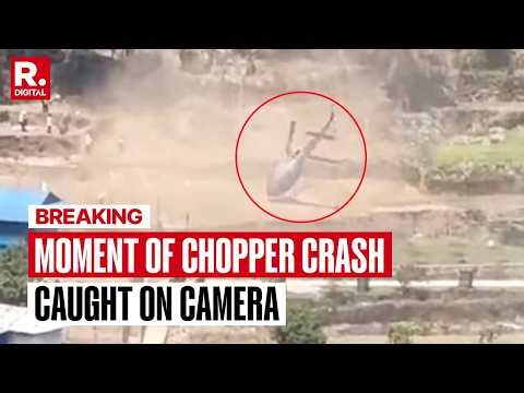 BREAKING: Helicopter Carrying A Body Crashes Khotang District Of Nepal While Landing | Report