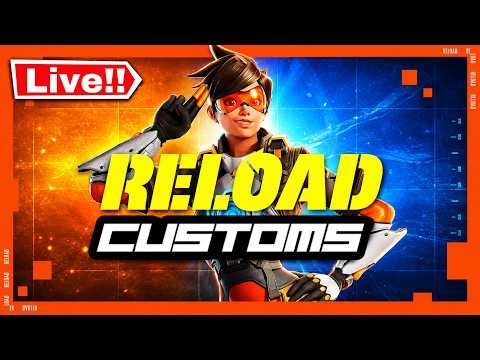 FORTNITE LIVE RELOAD CUSTOMS WITH VIEWERS - YOU CAN PLAY