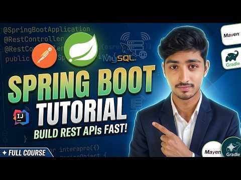 Spring Boot Full Course 2026 | Build a CRUD REST API with MySQL & Postman from Scratch