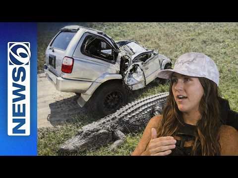 She Hit a 9-Foot Alligator… Then Her SUV Flipped Multiple Times
