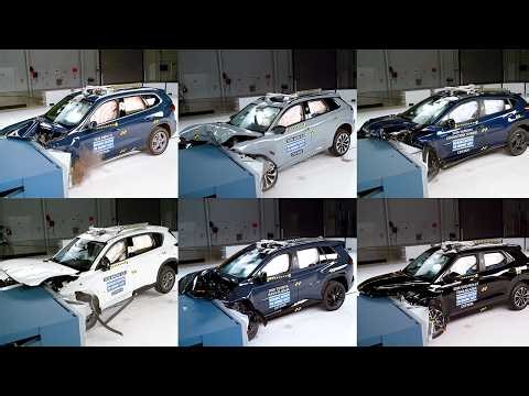 Crash Test 6 Small SUVs - IIHS Front Impact Comparison