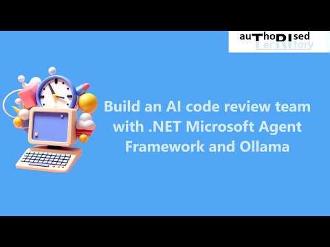 Build an AI code review team with .NET Microsoft Agent Framework background agents and Ollama