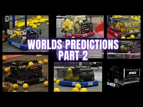 FRC Worlds Divisions Predictions! | Hopper, Johnson, Milstein, and Newton