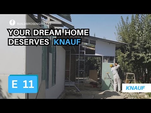 Complete Knauf wall system | From metal frames to finished facade⛺E11