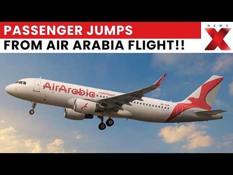 Passenger Opens Emergency Exit, Jumps From Air Arabia Flight At Chennai Airport | BREAKING NEWS