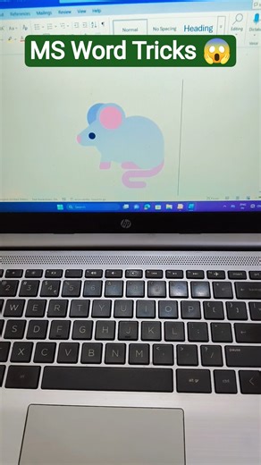 MS Word 🐀 Rat Symbol Shortcut | Hidden Trick 😱 #shorts #msword #computer #rat #officeskillhub