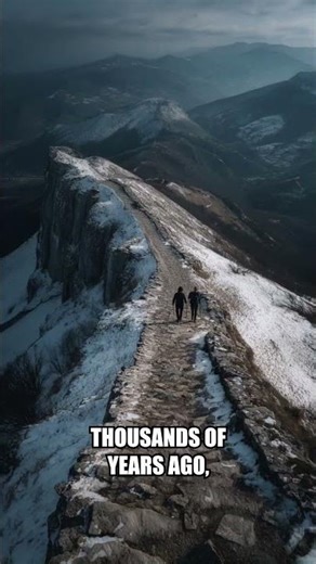 Ice Retreat Reveals Ancient Trail Across Mountain