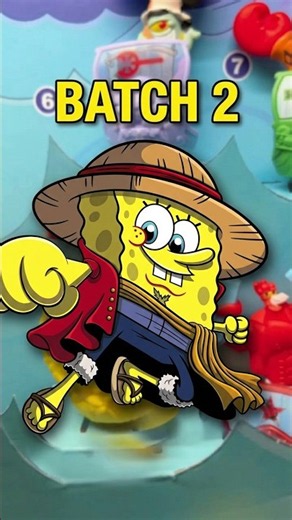 New! Spongebob x One Piece Happy Meal Display 2nd Batch #shorts #happymealtoys #mcdonaldstoy