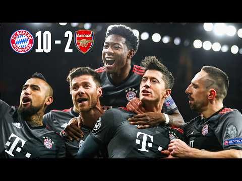 Robben, Lewandowski & Co. ON FIRE! 🤯 | FC Bayern vs. Arsenal FC | Champions League Highlights 2017