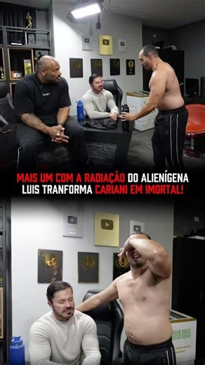 LUIS transforma CARIANI em IMORTAL com a sua RADIAÇÃO de ALIENÍGENA! #resenha #zueira #memes #alien