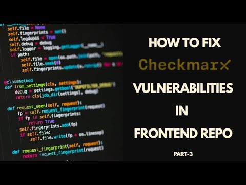 How to Find and fix Checkmarx Vulnerabilities in Frontend Repo | Secure Your Code Easily #checkmarx