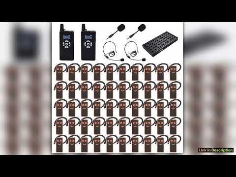 Wireless Whisper Tour Guide System 24G Simultaneous Interpretation System for Group Teaching Traini