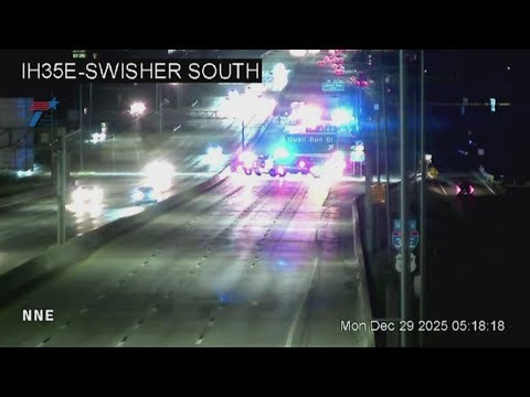 Traffic Alert: All northbound lanes of I-35E are closed at Lake Dallas Drive