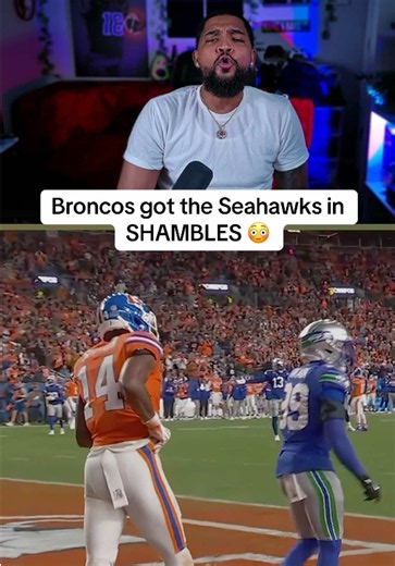 Broncos got the Seahawks in SHAMBLES 😳 #nfl #seahawks #football #broncos