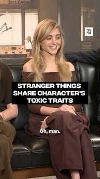 We caught up with the cast of 'Stranger Things 5' to hear more about their characters' toxic traits