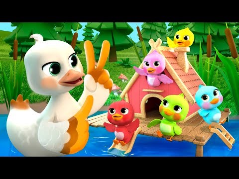 Five Little Ducks Went Out One Day | Lalafun Nursery Rhymes & Kids Songs