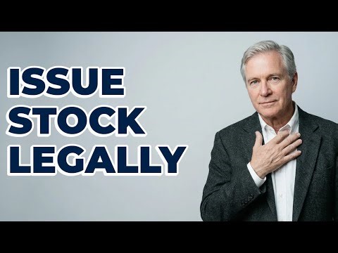 What Legal Steps Are Required to Issue Stock?