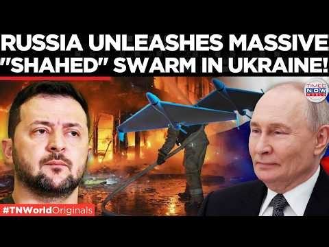 "A LONG WAR": Russia's 'Shahed' Swarm Overwhelms Ukraine, Moscow Claims New Gains in Kharkiv!