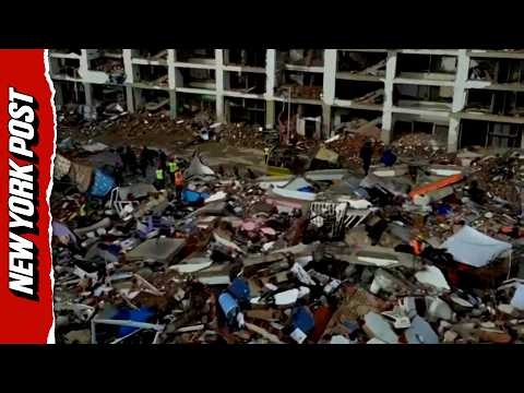 Venezuela Quake Survivors Seen Combing Through Belongings in Apocalyptic Drone Footage