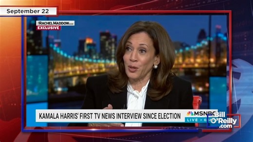 Kamala Harris Humiliates Herself in Return to Politics on MSNBC | Bill O'Reilly