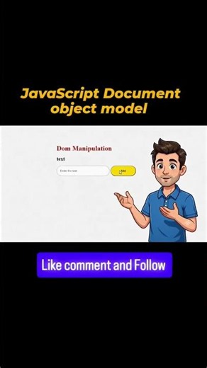 What is DOM in JavaScript? 🤯 Simple Explanation for Beginners #shorts #js #project #toxic #code