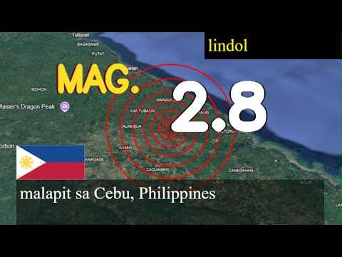 lindol malapit sa Cebu, Pilipinas live na update ngayon : 2.8 magnitude na lindol tumama malapit sa