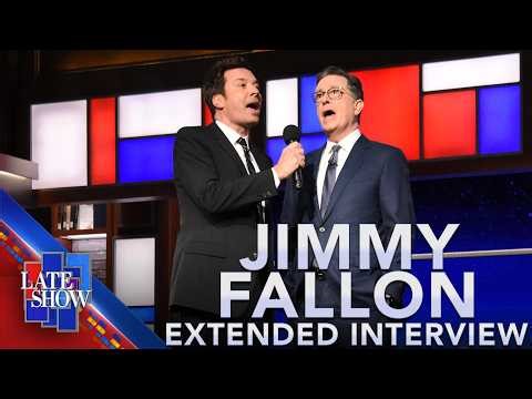 “You Did It Your Way” - Jimmy Fallon Serenades Stephen Colbert On The Late Show - EXTENDED INTERVIEW