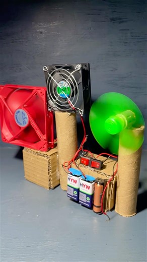 1 Science experiment item made with two cooling fan dc motor
