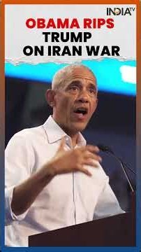 Obama Questions Trump’s ‘Victory’ Claims Over Iran War, Says 'The War Isn't Over' #shorts #obama