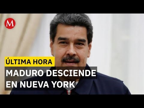 ÚLTIMA HORA: Nicolás Maduro desciende del avión en Nueva York bajo fuerte operativo de seguridad