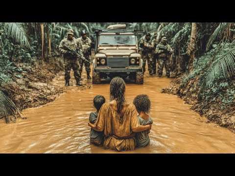 AUTHORITIES FORCEFULLY DRIVE OUT a settlement that stands in the way of a highway project