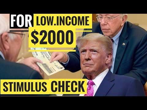 ✅ 2,000 Stimulus💰Targeted FOR Low Income✅4th Stimulus Check Update🎉Social Security📈SSI,SSDI