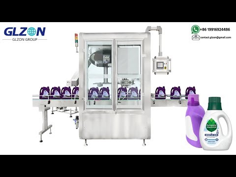Detergent Filling Machine | Automatic Liquid Filling with Semi-Automatic Capping Machine
