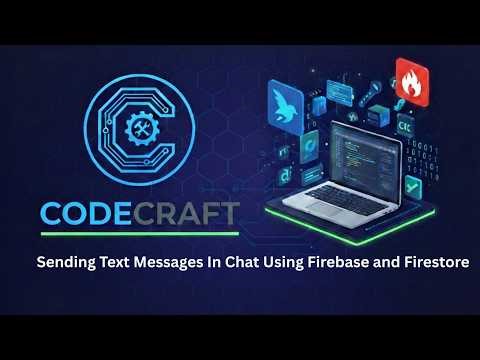 Flutter & Firebase Chat App 🚀 Send Messages to Firestore Step by Step | CodeCraft