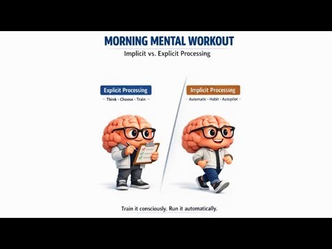 Morning Mental Workout: Implicit cs. Explicit Processing ~ Dr. Donna Thomas-Rodgers