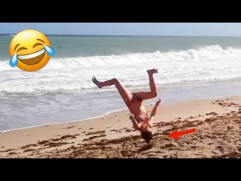 Try Not To Funny Laugh Challenge | Best Epic Beach Girls Movements, Pranks & Fails Part 4