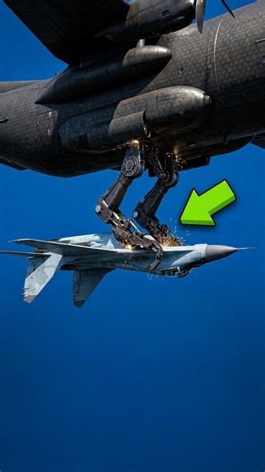 MiG-29 CLAWED a Cargo Plane Mid-Air?! 😱 #shorts