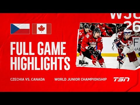 Canada vs. Czechia FULL GAME HIGHLIGHTS | 2026 World Junior Championship