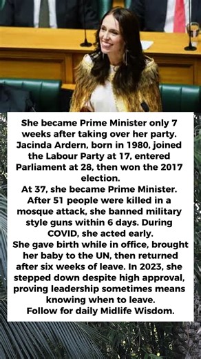 Jacinda Ardern Became Prime Minister at 37… Her Leadership Changed History 🇳🇿👏 #Shorts