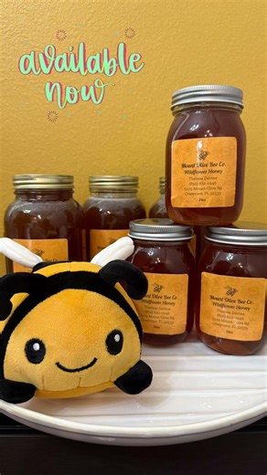 Spring wildflower honey available now!