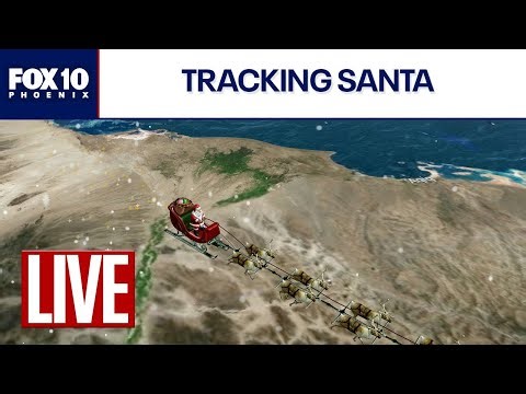 🔴 LIVE: Tracking Santa as he makes his way around the world | FOX 10 Phoenix
