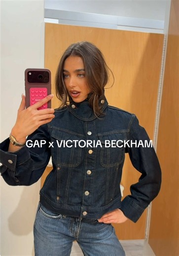 been waiting MONTHS for this and beyond excited the store wasn’t ransacked before I made it in @Gap @Victoria Beckham #gapxvictoriabeckham