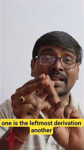 Derivation | Leftmost and Rightmost Derivation (Context-Free Grammar) #compilerdesign