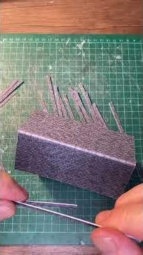 Model railroad house made from a download, paper and card. #train #hoscale #nscale